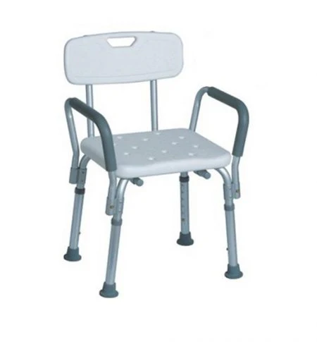 Single Adjustable Rectangular Bath Shower Chair
